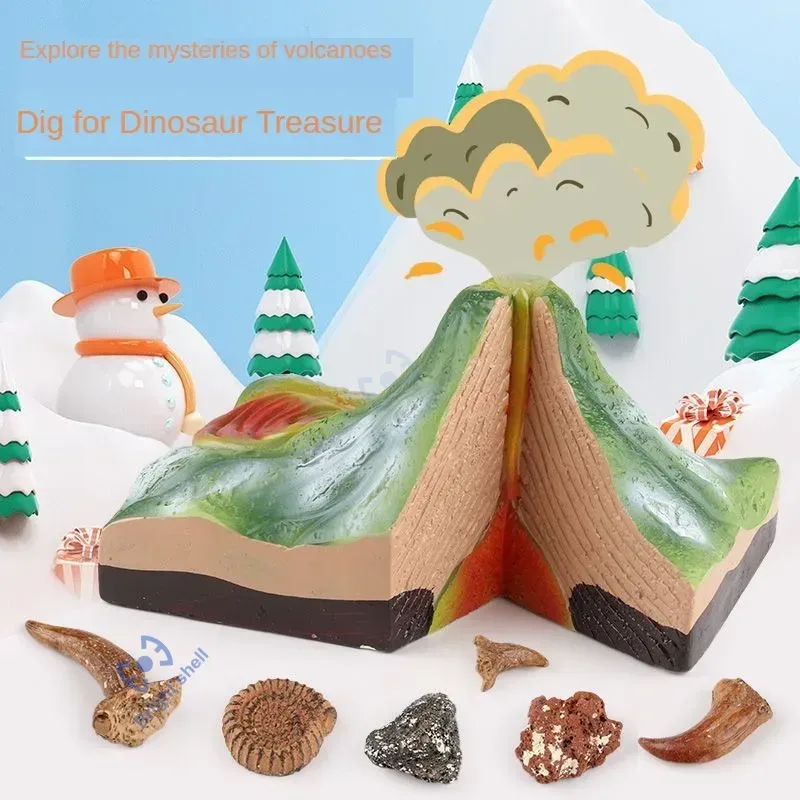 Science Kit Volcano - 화산 어린이 장난감 공룡 피라미드 DIY