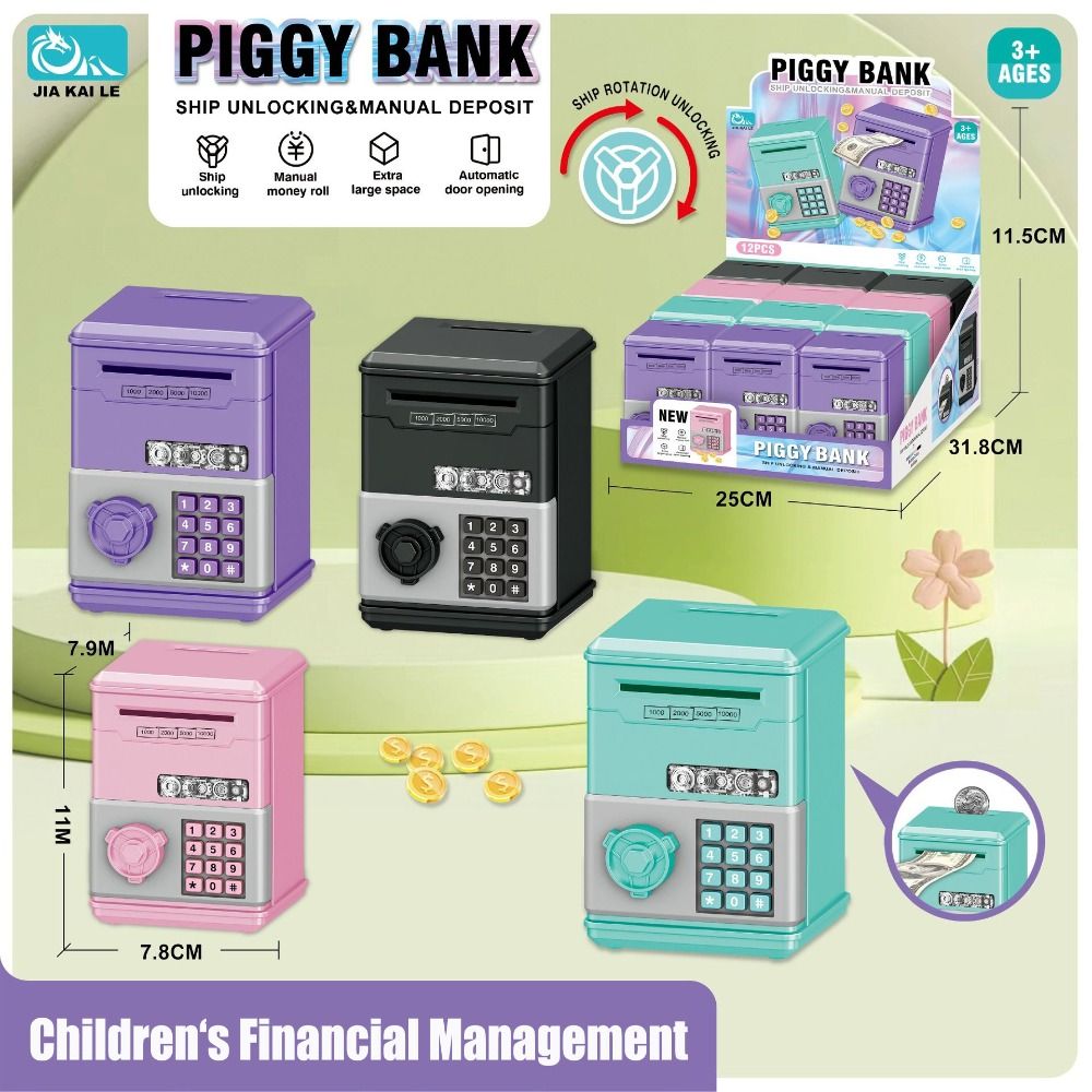 Kids Education Money - 비밀번호 어린이 장난감 저금통 미니 ATM