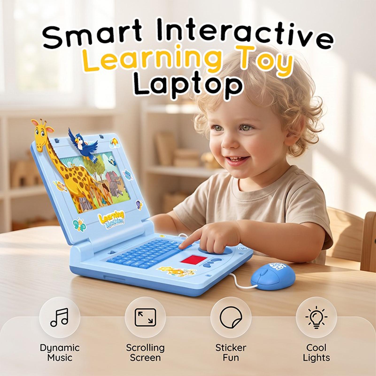 Kids Educational Computer - 어린이 노트북 장난감, 음악과 조명이 있는