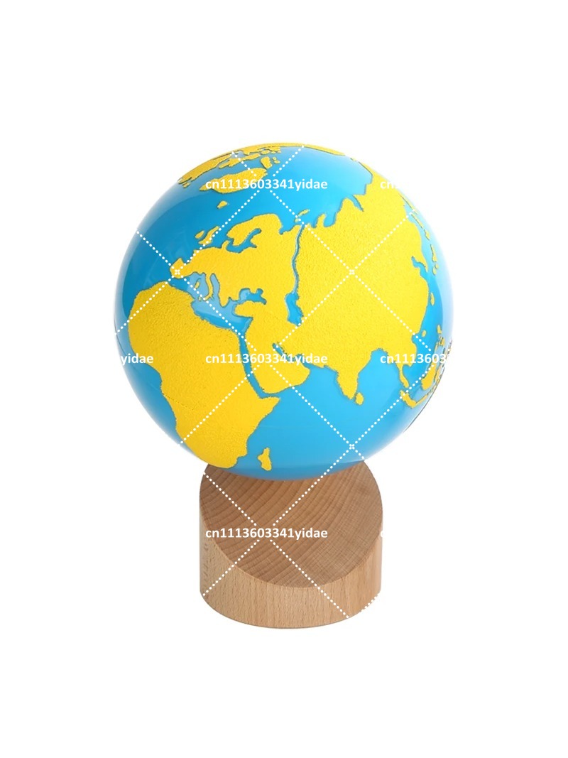 Educational Globe For Kids - 몬테소리 교육용 지구본 세트 - 대륙과