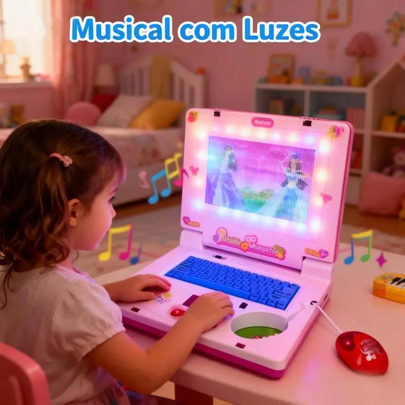 Kids Educational Computer - 미니 노트북 뮤지컬 장난감 노트북 휴대용