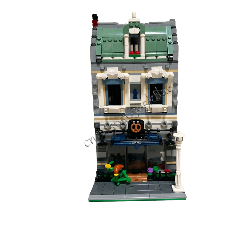 1268PCS MOC 도시 스트리트 뷰 모듈형 3층 베 - Kids Education Story 리뷰 및 가격