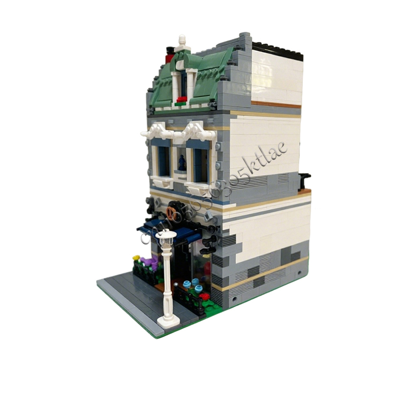 1268PCS MOC 도시 스트리트 뷰 모듈형 3층 베 - Kids Education Story 리뷰 및 가격