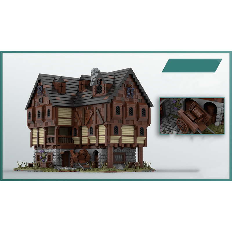 5098피스 MOC 중세 주택 3개술집 PDF 성 모델 - Kids Education Pdf 리뷰 및 가격