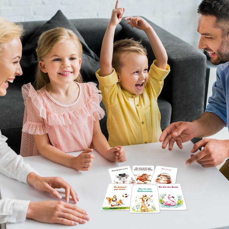 어린이를위한 권한 부여 카드 32 독일어 마음 챙김 플 - Kids Education Quotes 리뷰 및 가격