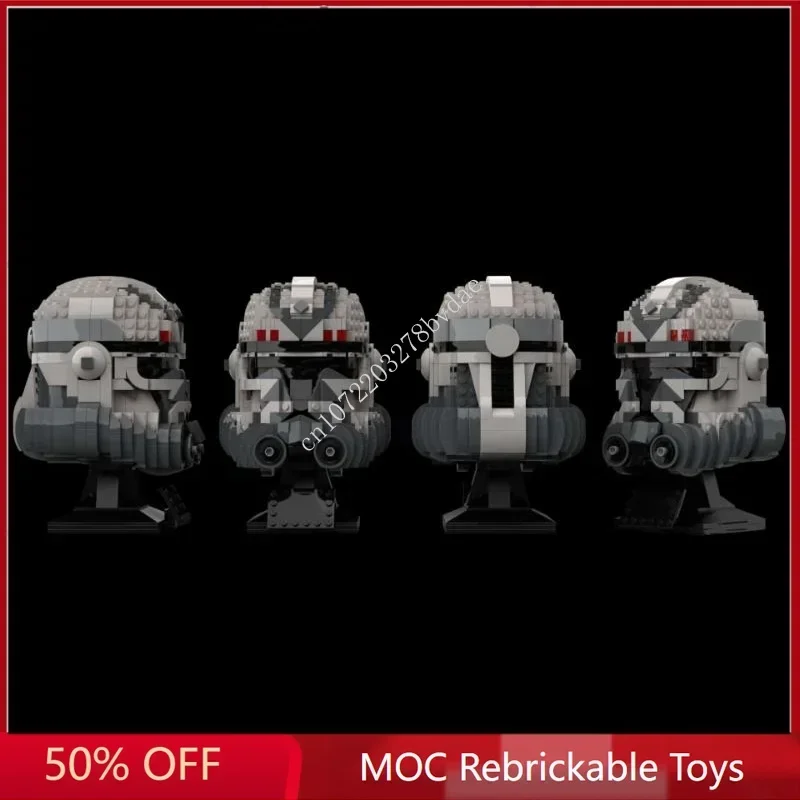 945PCS 스타 플랜 MOC 헬멧 클론 세르젠크멧 M - Kids Education Pdf 리뷰 및 가격