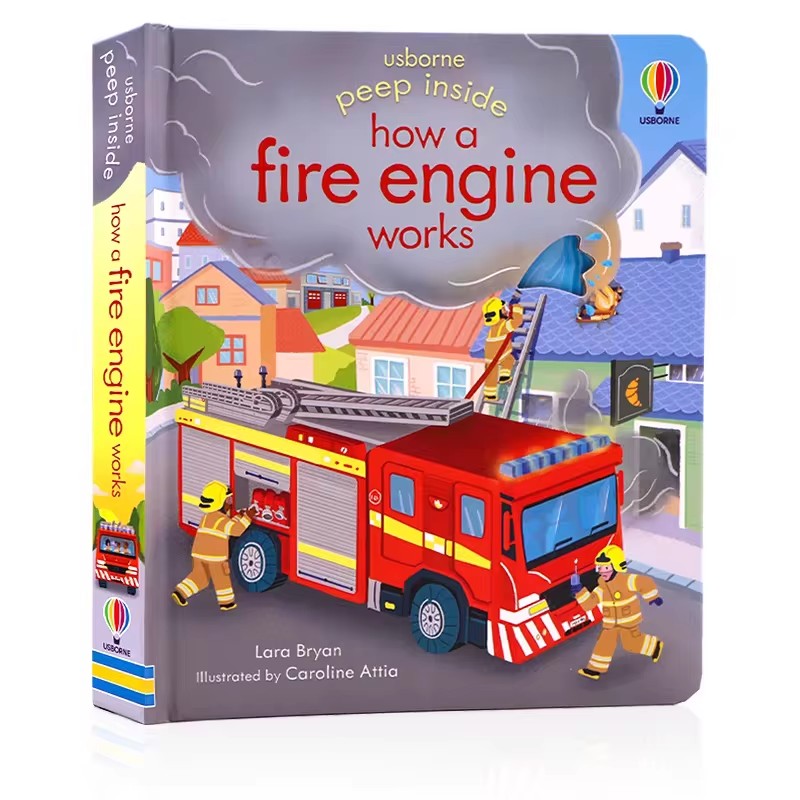 Usborne Peep Inside How A Fire - Kid Educational 리뷰 및 가격