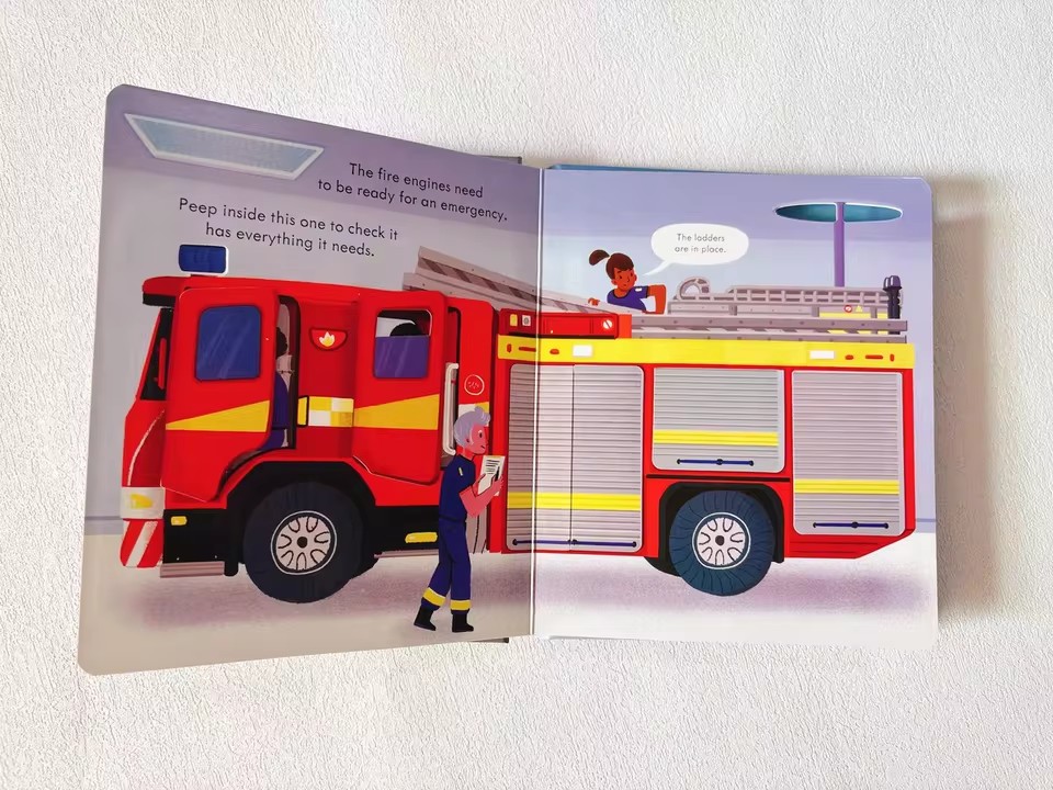 Usborne Peep Inside How A Fire - Kid Educational 리뷰 및 가격