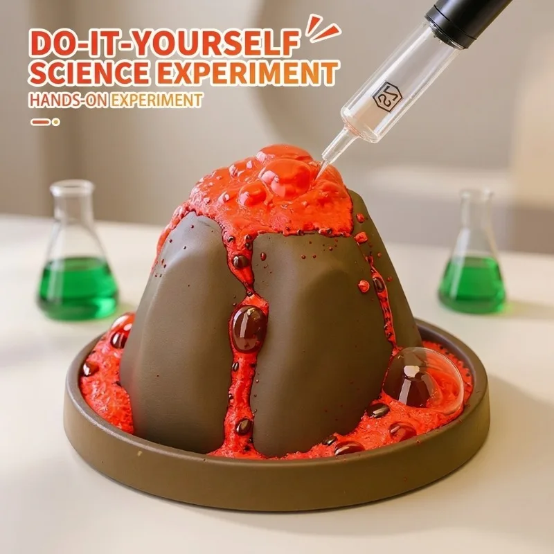 STEM DIY 화산 과학 실험 키트 어린이 교육용 장 - Science Kit Volcano 리뷰 및 가격