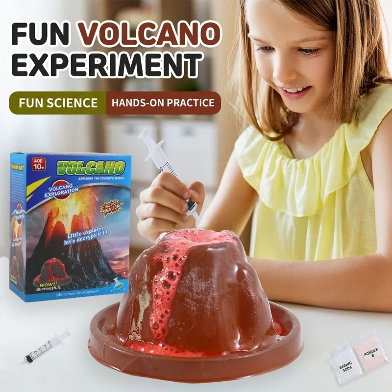 STEM DIY 화산 과학 실험 키트 어린이 교육용 장 - Science Kit Volcano 리뷰 및 가격