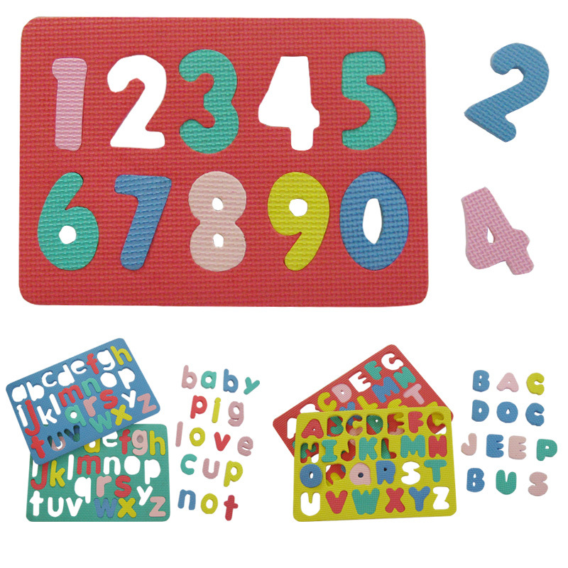 어린이 알파벳 산수 EVA 폼 3D 퍼즐, 몬테소리 유 - Kids Education Alphabet Numbers 리뷰 및 가격