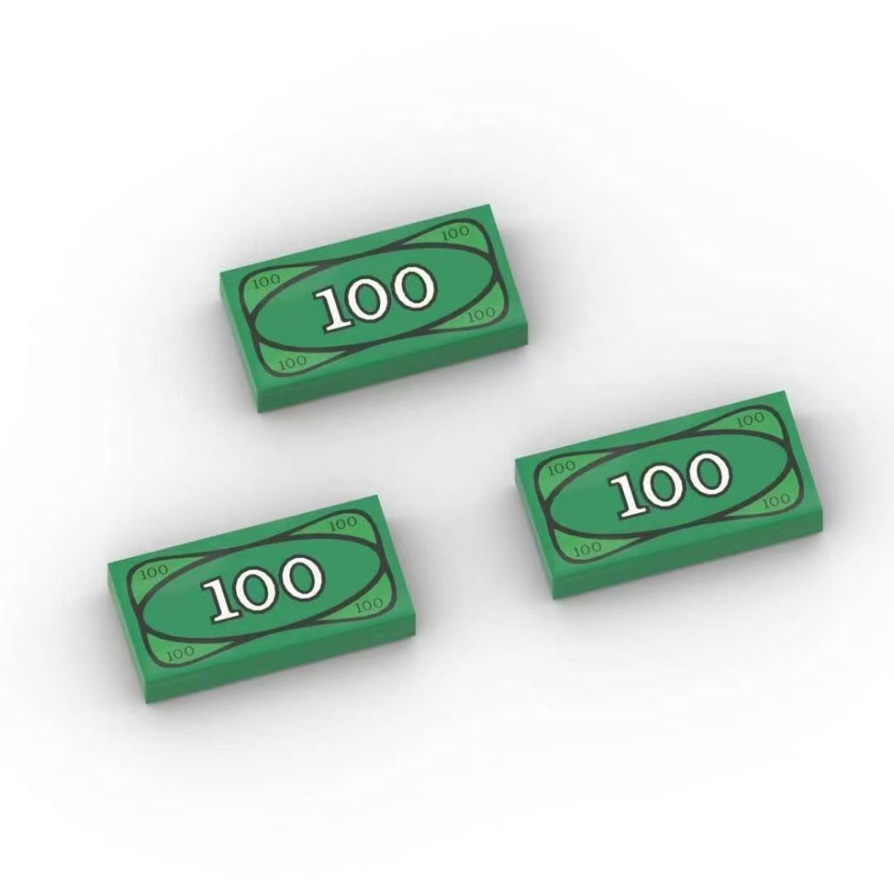 20개 백만장자 빌딩 블록 장난감 달러 USD 그린 소 - Kids Education Money 리뷰 및 가격