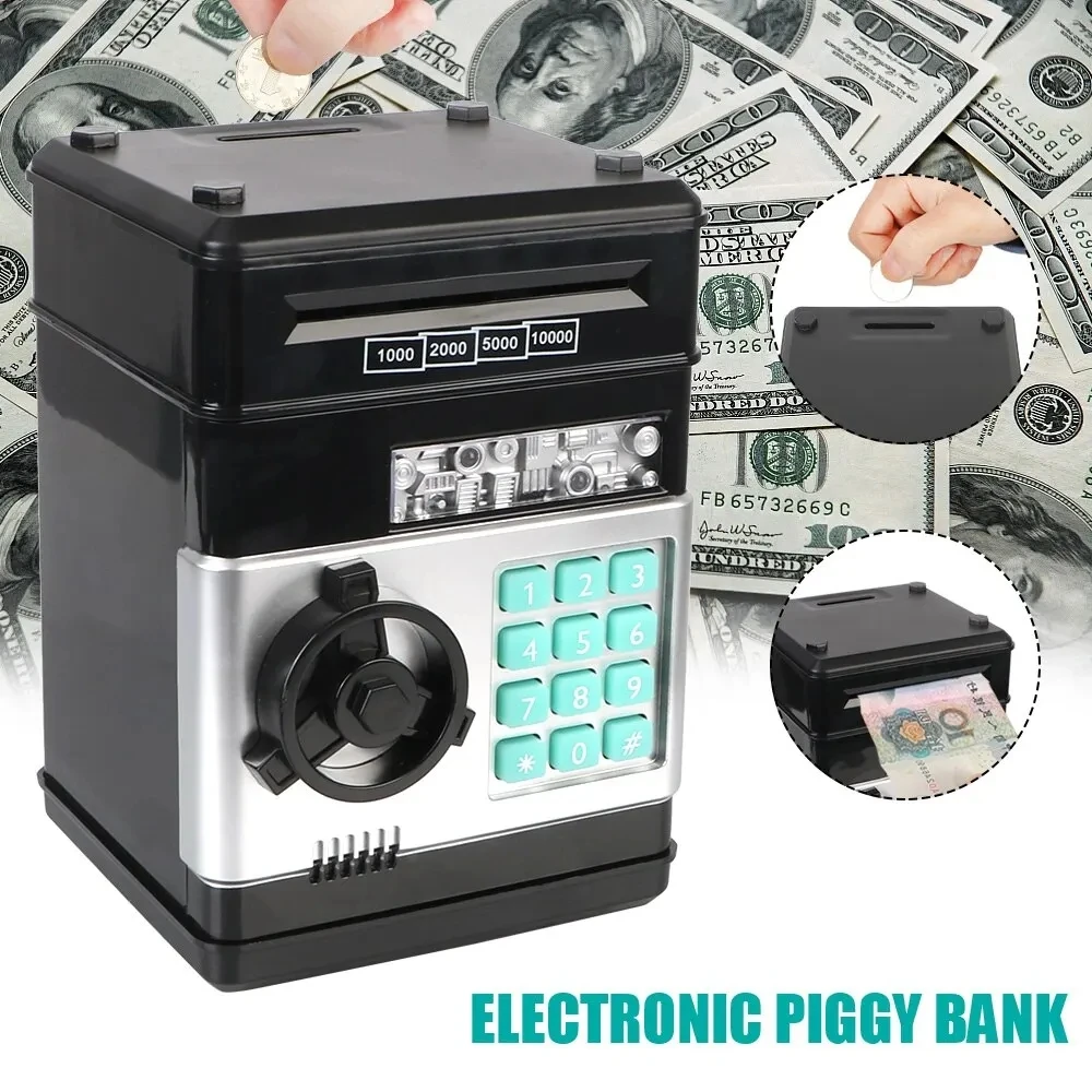 전자 저금통 ATM 비밀번호 현금 동전 저금통 ATM  - Kids Education Money 리뷰 및 가격