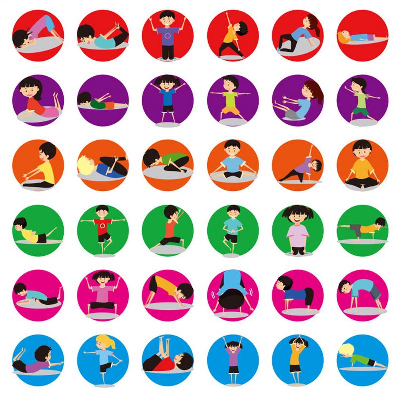 어린이용 운동 주사위, 재미있는 요가 주사위, 요가 액 - Kids Yoga Education 리뷰 및 가격