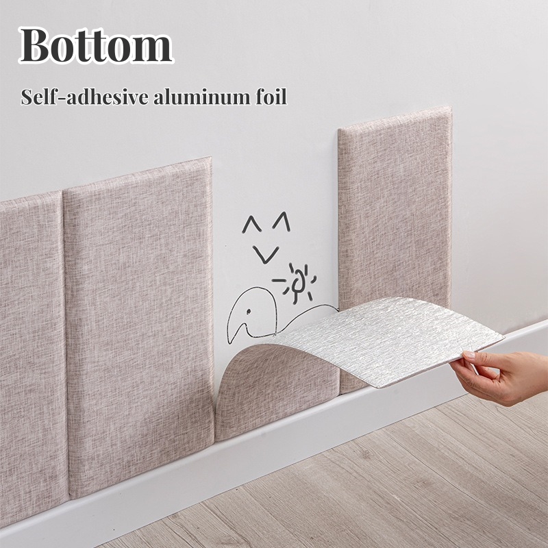 린넨 원단 3D 벽 스티커, 충돌 방지 접착식 벽 패널 - Kids Education Quotes 리뷰 및 가격