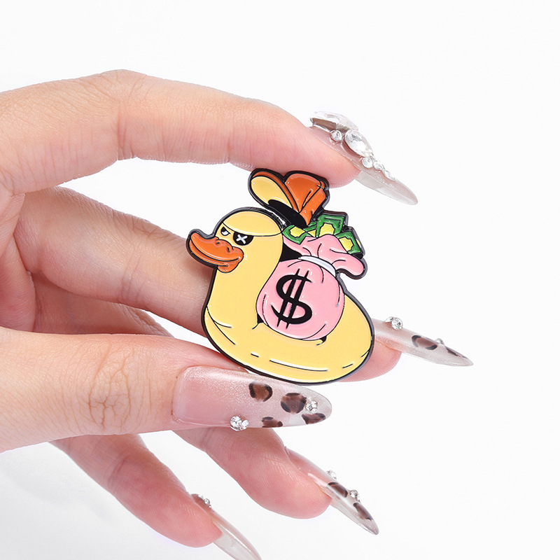 만화 돼지 오리 돈 가방 에나멜 핀 귀여운 동물 곰 잘 - Kids Education Money 리뷰 및 가격