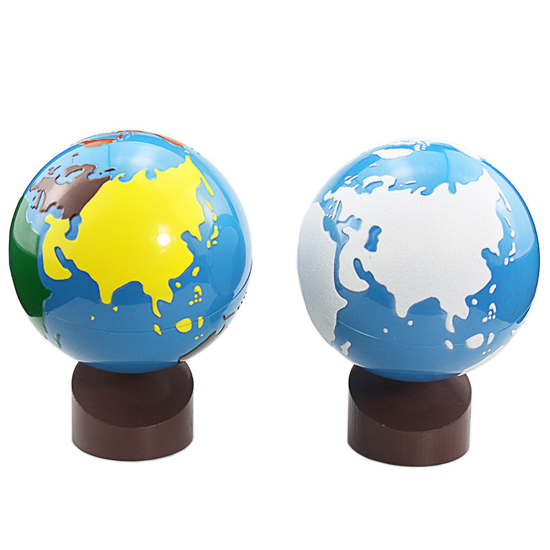 몬테소리 지리 장난감 지리적 글로브 지구 글로브 장난감 - Educational Globe For Kids 리뷰 및 가격