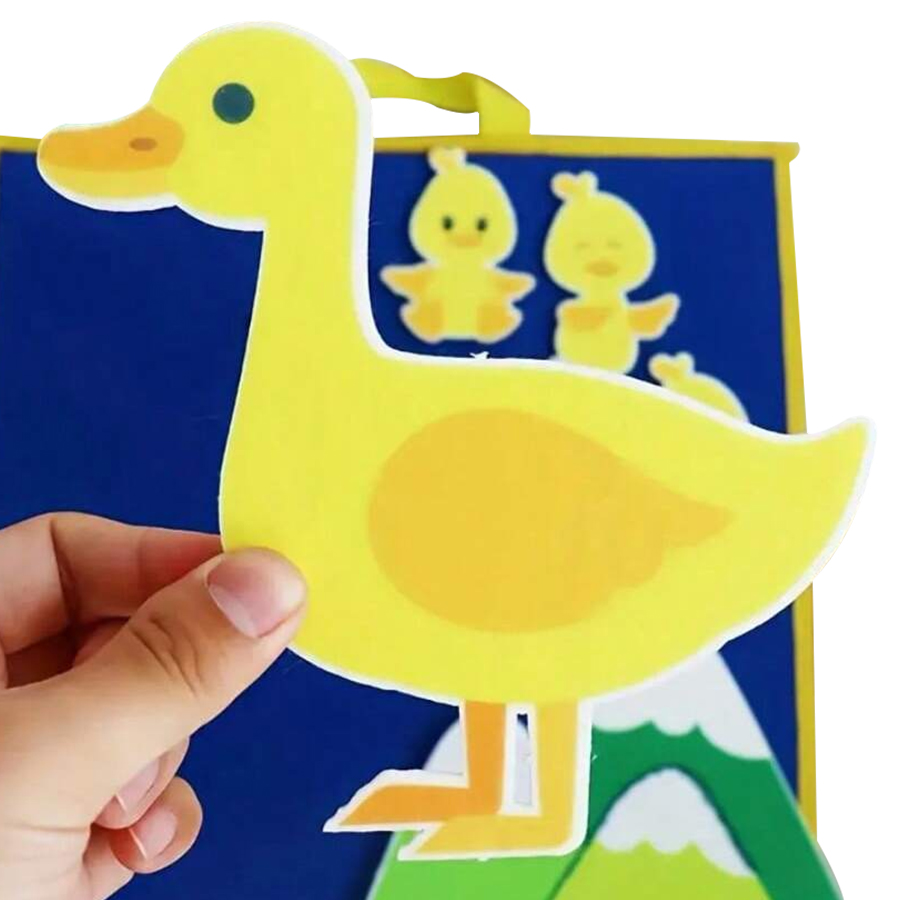 다섯 마리의 작은 오리 펠트 스토리 세트, 스토리텔링  - Kids Education Story 리뷰 및 가격