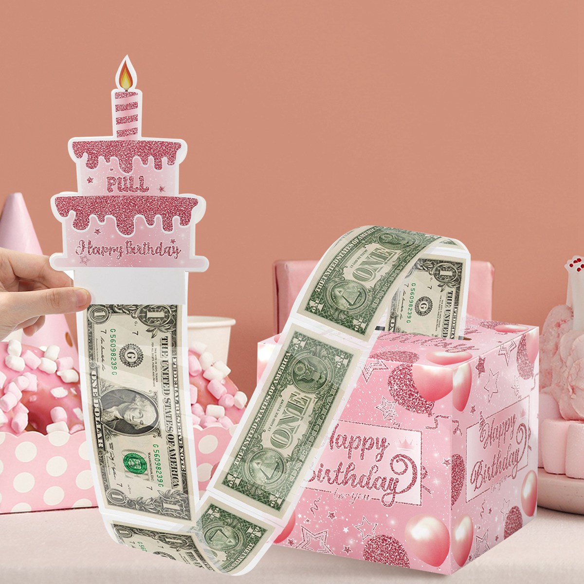 현금 선물을위한 생일 돈 상자 어린이를위한 깜짝 돈 선 - Kids Education Money 리뷰 및 가격