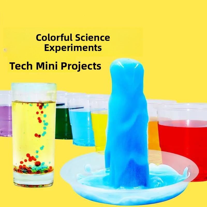 어린이를 위한 무지개 과학 실험 키트 DIY 창의 수제 - Science Kit Volcano 리뷰 및 가격