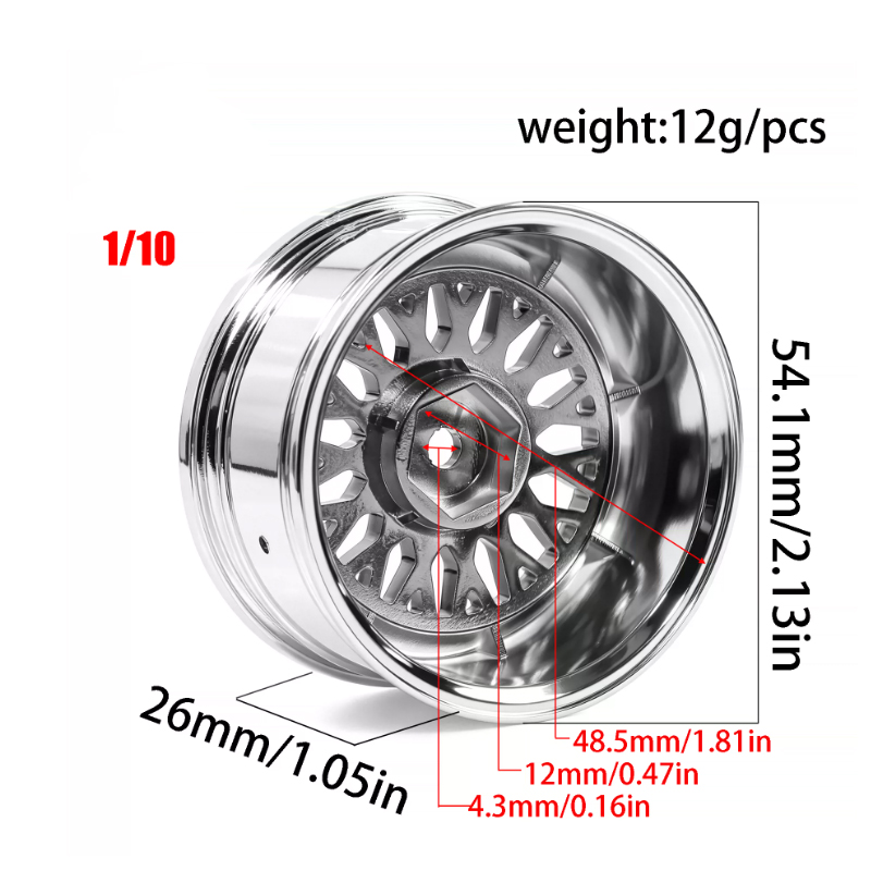 4개입 1/10 스케일 RC 드리프트 휠 플라스틱 림  - Tamiya Model Rc Car 리뷰 및 가격